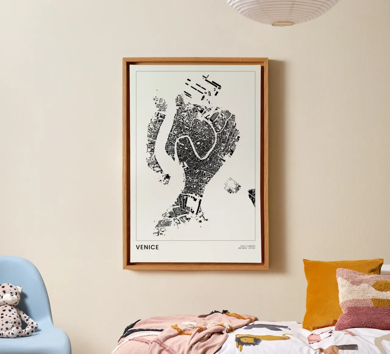 Venice canvas by The Cartography Collection
