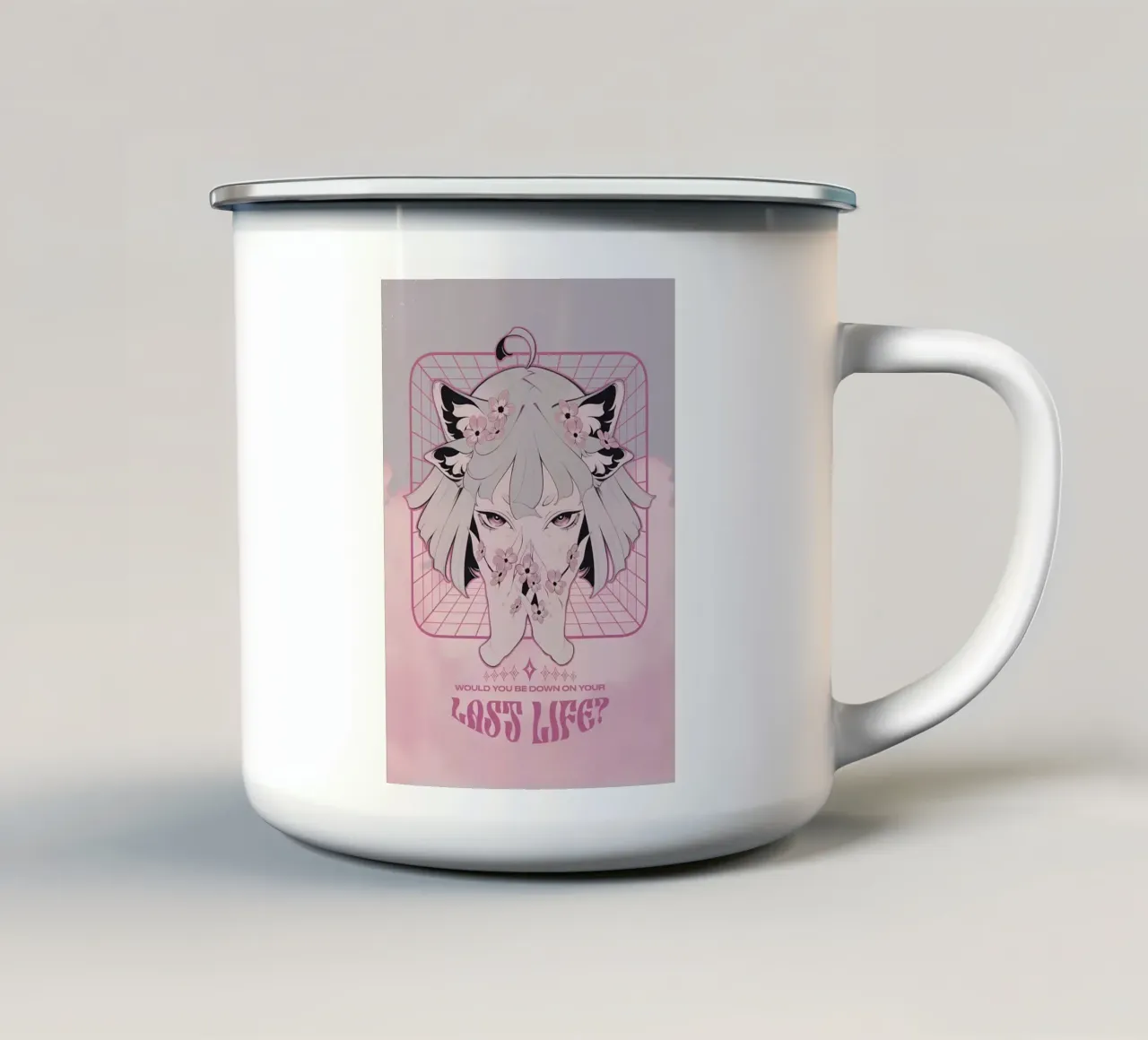 9 Vite tazza in smalto da diedrich