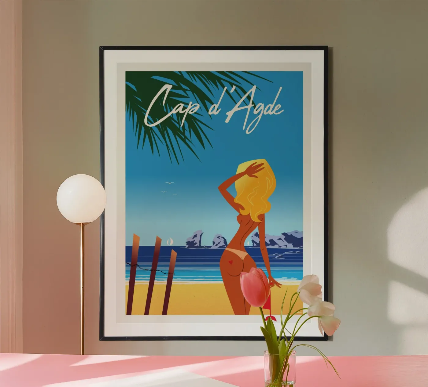 Cap d'Agde poster by Raphaël Delerue