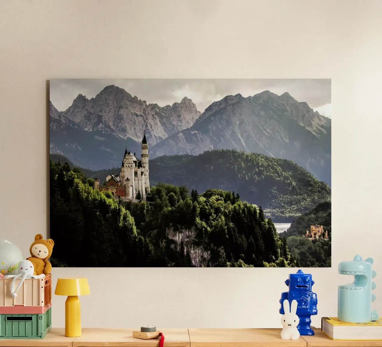 The Two Castles - Andreas Wonisch alluminio dibond da Pictufy