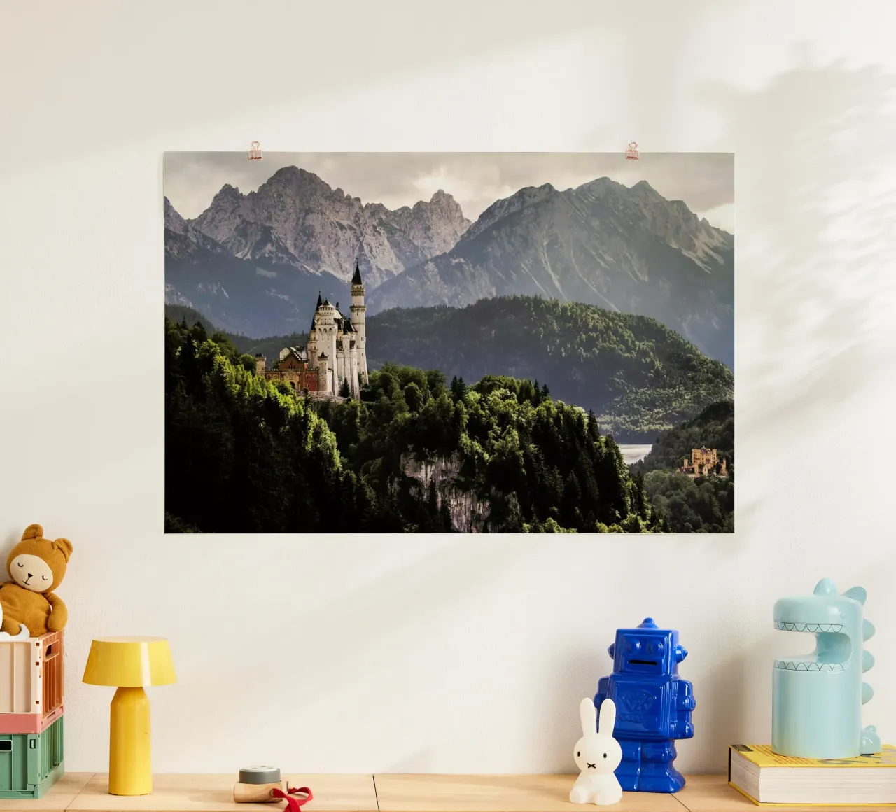 The Two Castles - Andreas Wonisch carta hahnemühle da Pictufy
