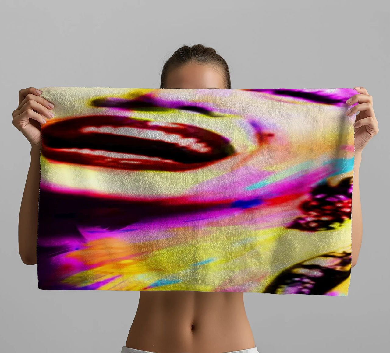Marilyn Monroe astratto colorato pop art asciugamano da bagno da Hantamrata