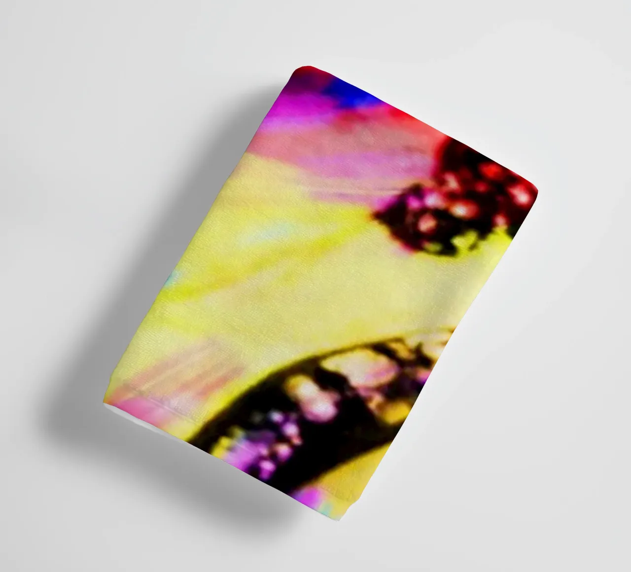 Marilyn Monroe abstract colorful pop art towel by Hantamrata