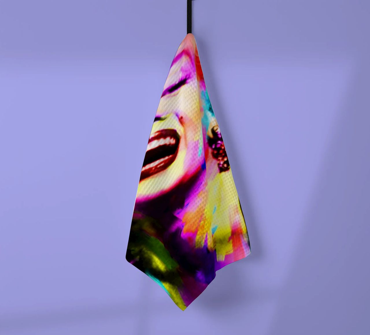 Marilyn Monroe astratto colorato pop art canovaccio da cucina da Hantamrata