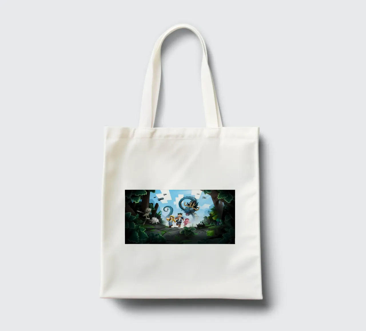 Minecraft borsa in juta da Ngamino