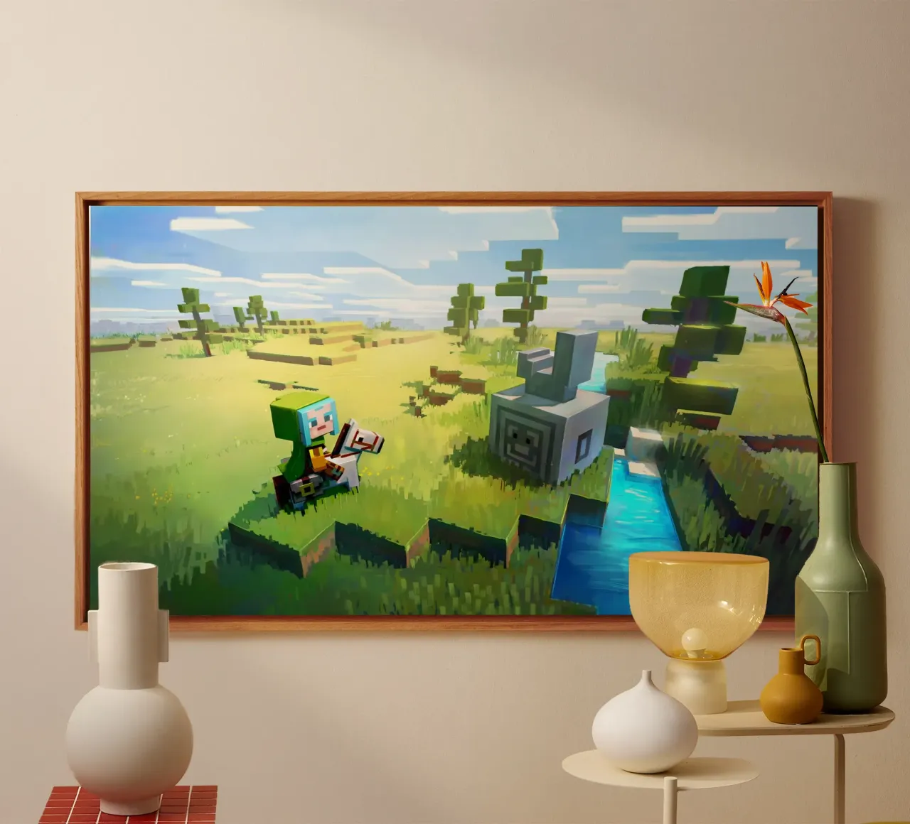 Minecraft tela con Cornice a cassetta da Ngamino