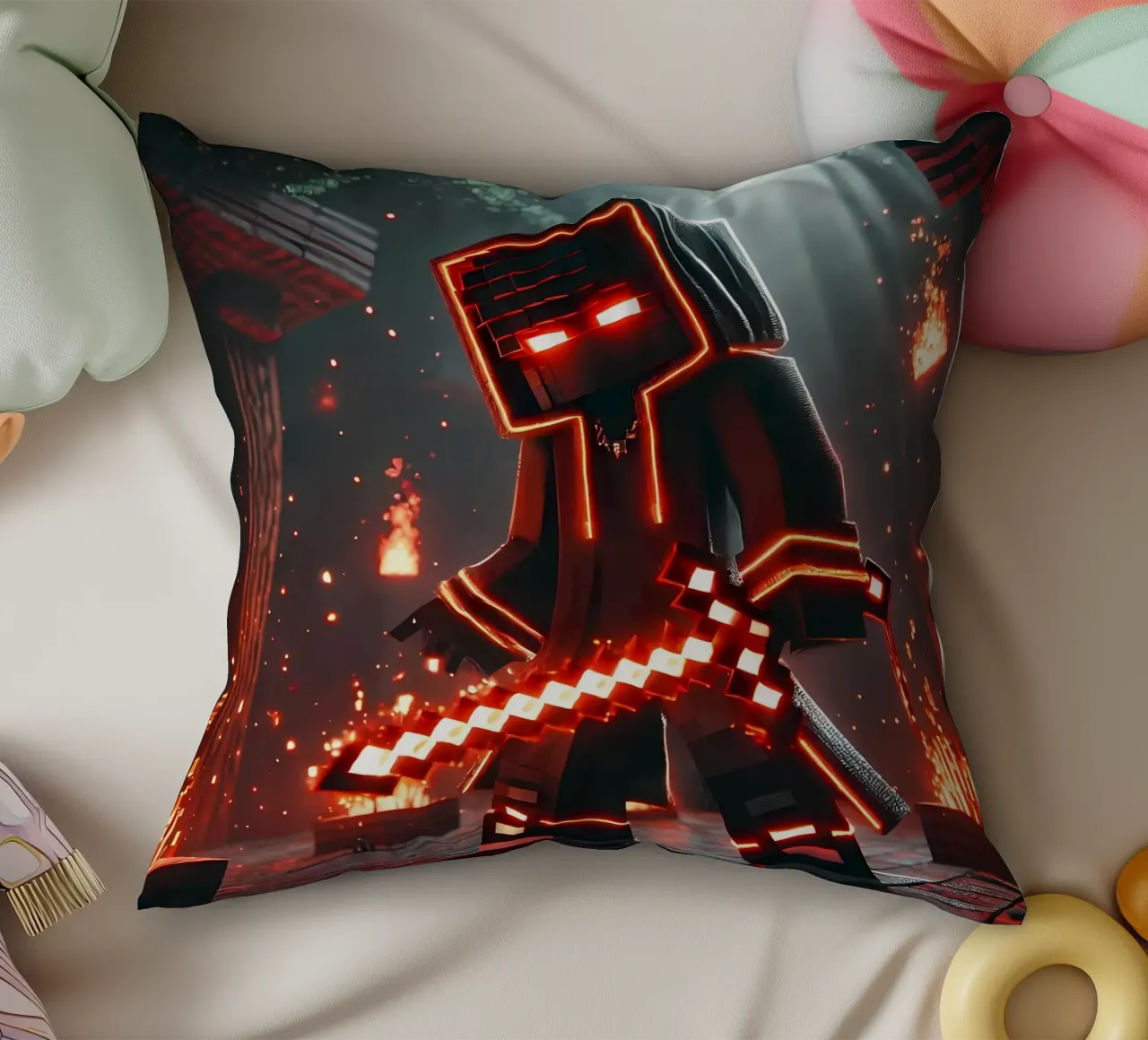 Minecraft cuscino da Ngamino