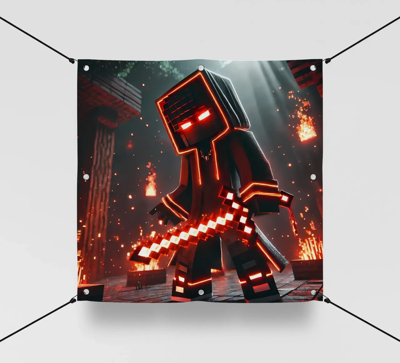 Minecraft telo in pvc da Ngamino