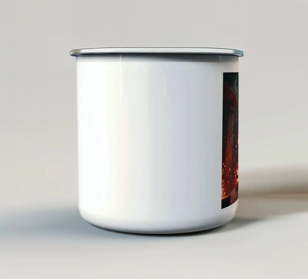 Minecraft tazza in smalto da Ngamino
