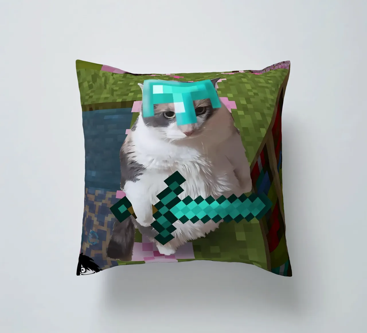 Minecraft cuscino da Ngamino