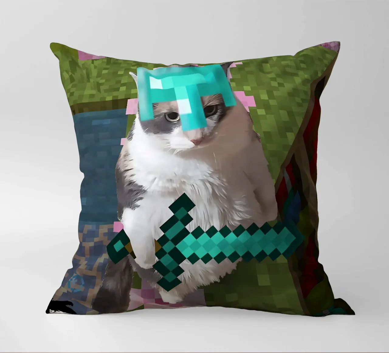 Minecraft cuscino da Ngamino
