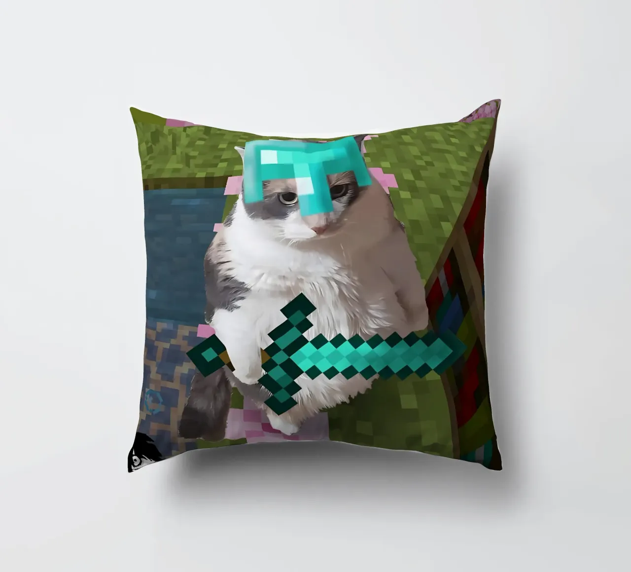 Minecraft cuscino da Ngamino