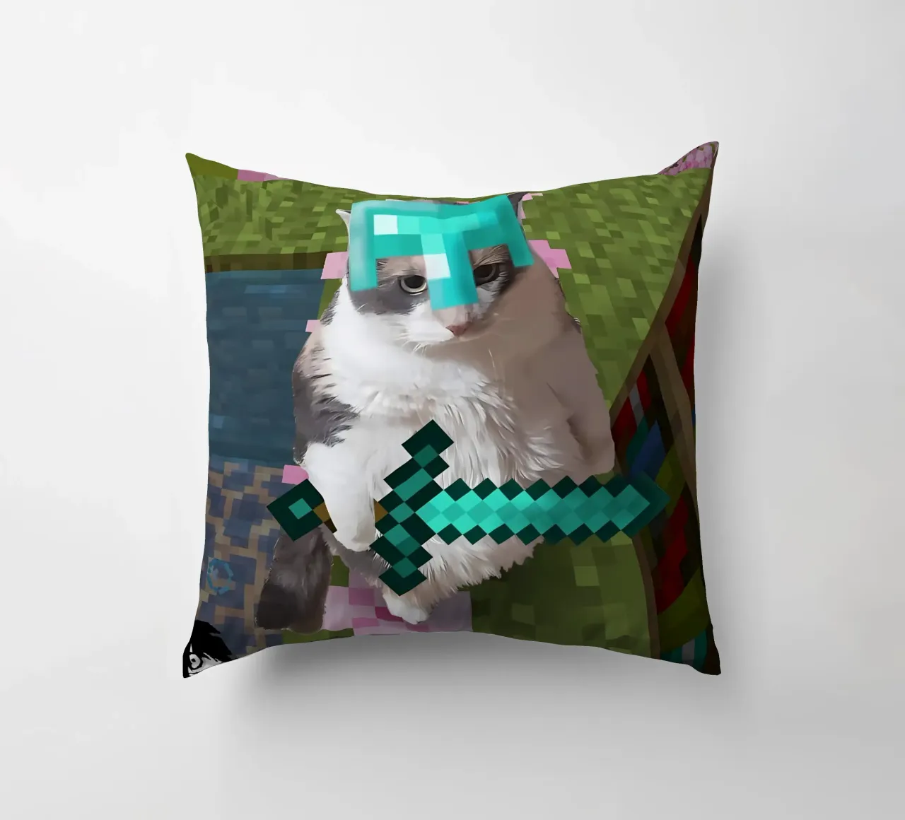 Minecraft cuscino da Ngamino