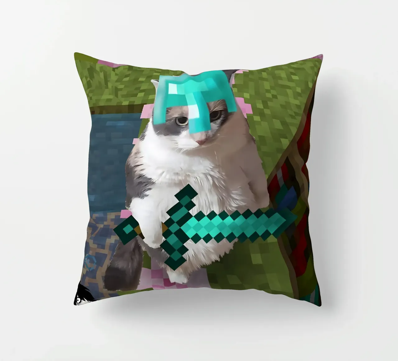 Minecraft cuscino da Ngamino
