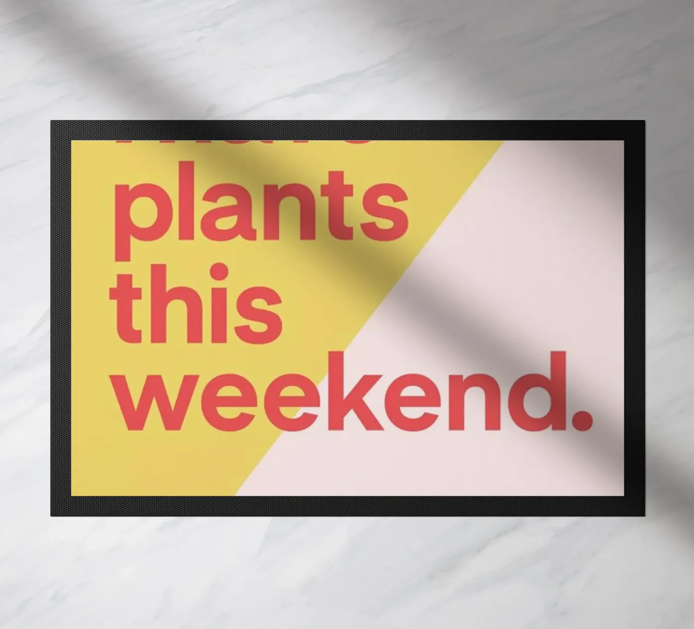 Weekend deurmat van Evita Witzenhausen