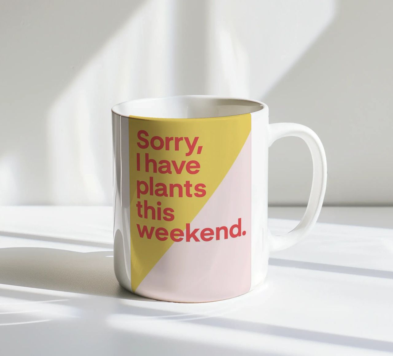 Weekend tazza in ceramica da Evita Witzenhausen