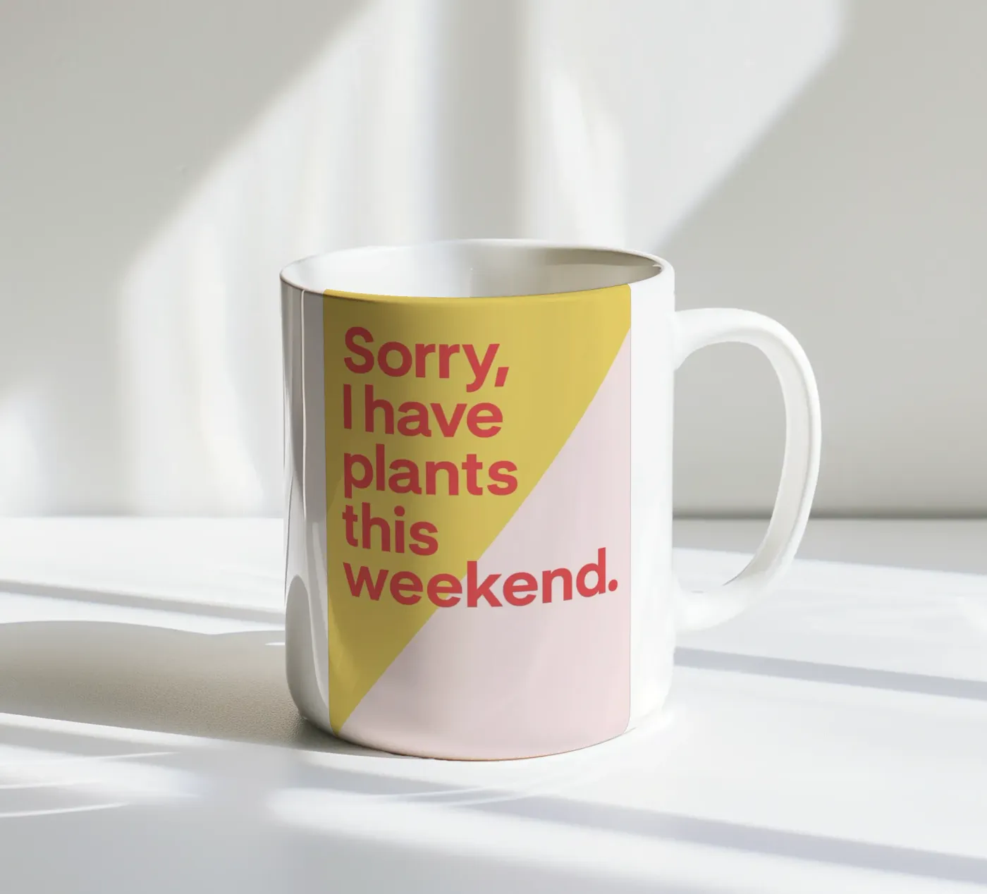 Weekend ceramic mug by Evita Witzenhausen