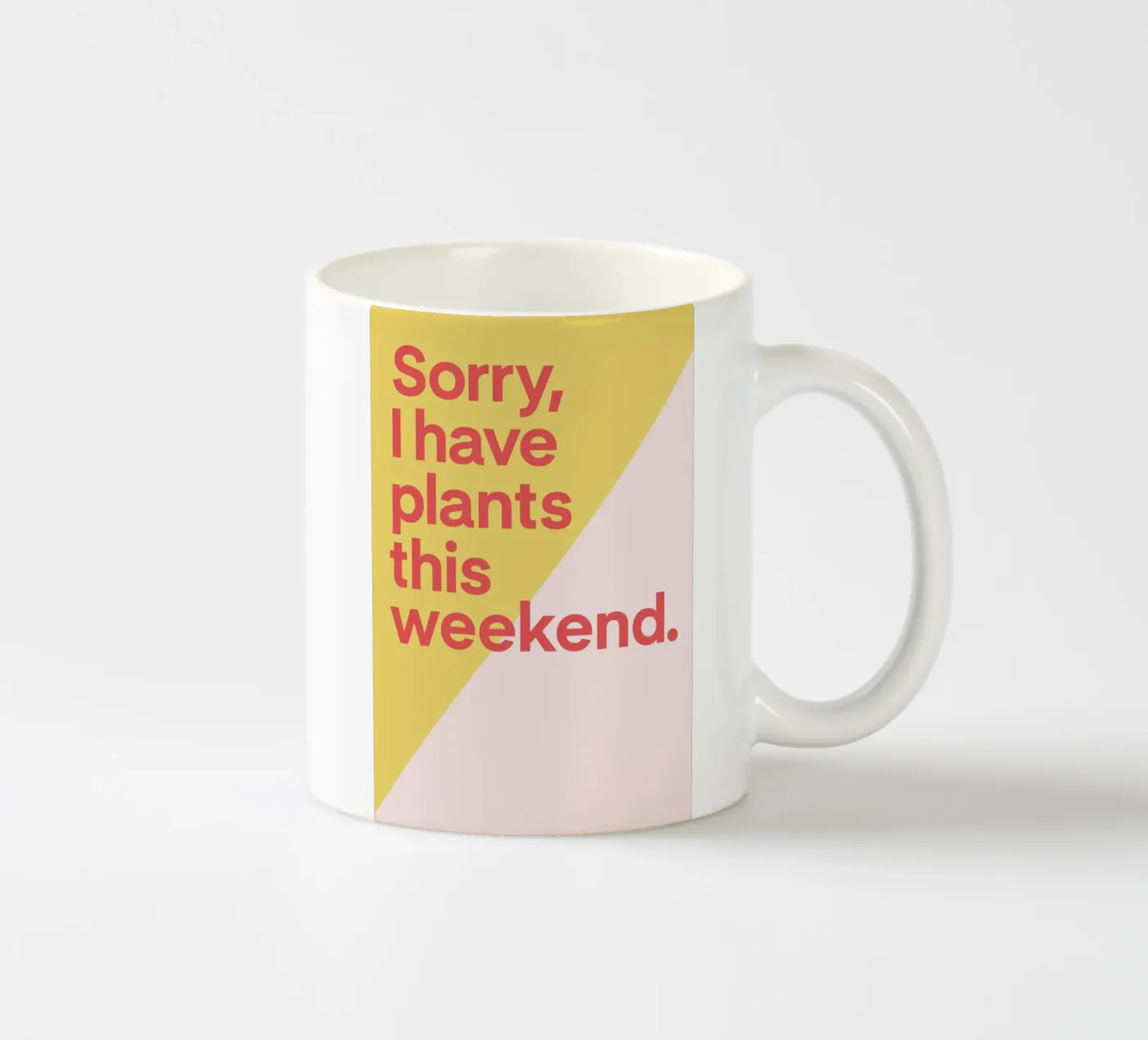 Weekend ceramic mug by Evita Witzenhausen