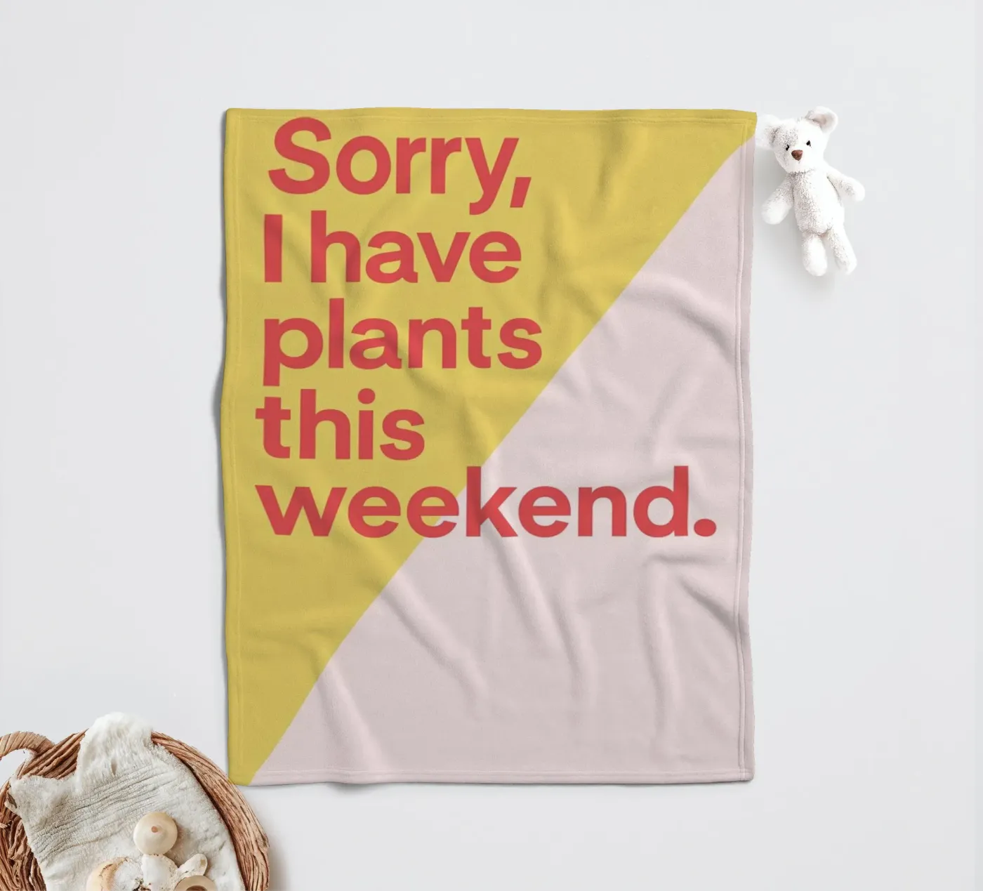 Weekend fleecedeken van Evita Witzenhausen