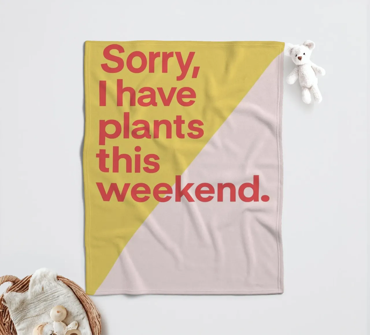 Weekend Fleecedecke von Evita Witzenhausen