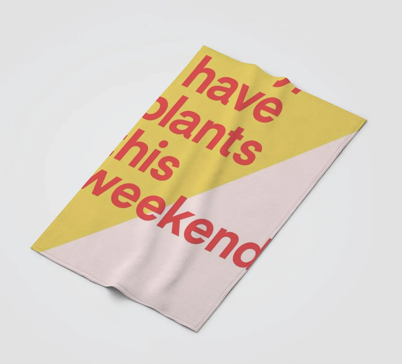 Weekend fleecedeken van Evita Witzenhausen