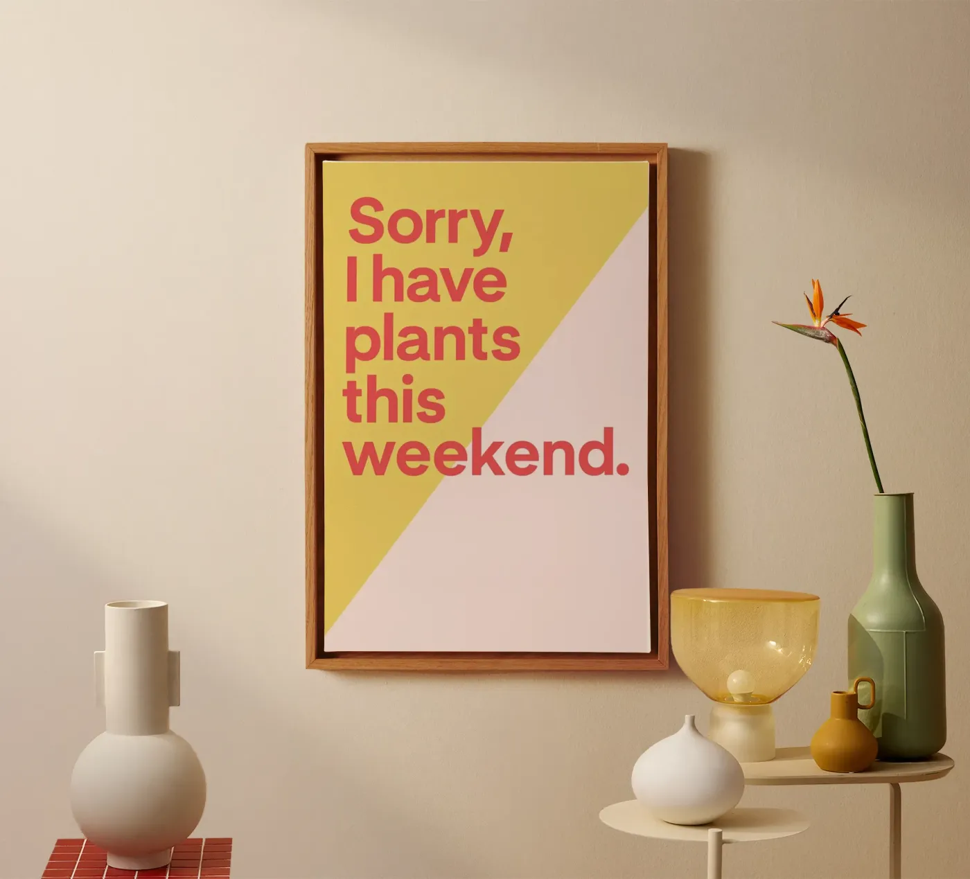Weekend Leinwand von Evita Witzenhausen