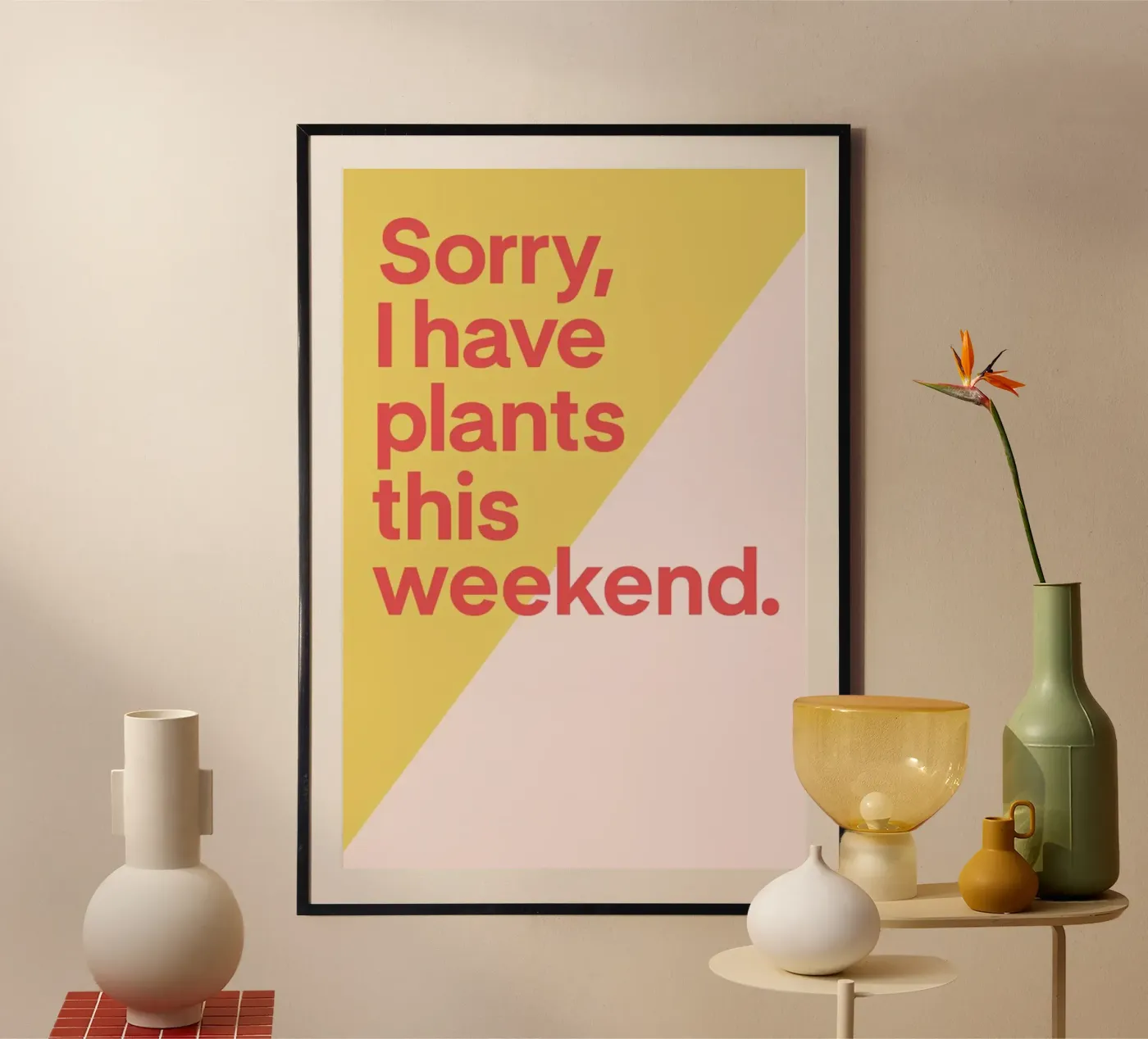 Weekend poster by Evita Witzenhausen