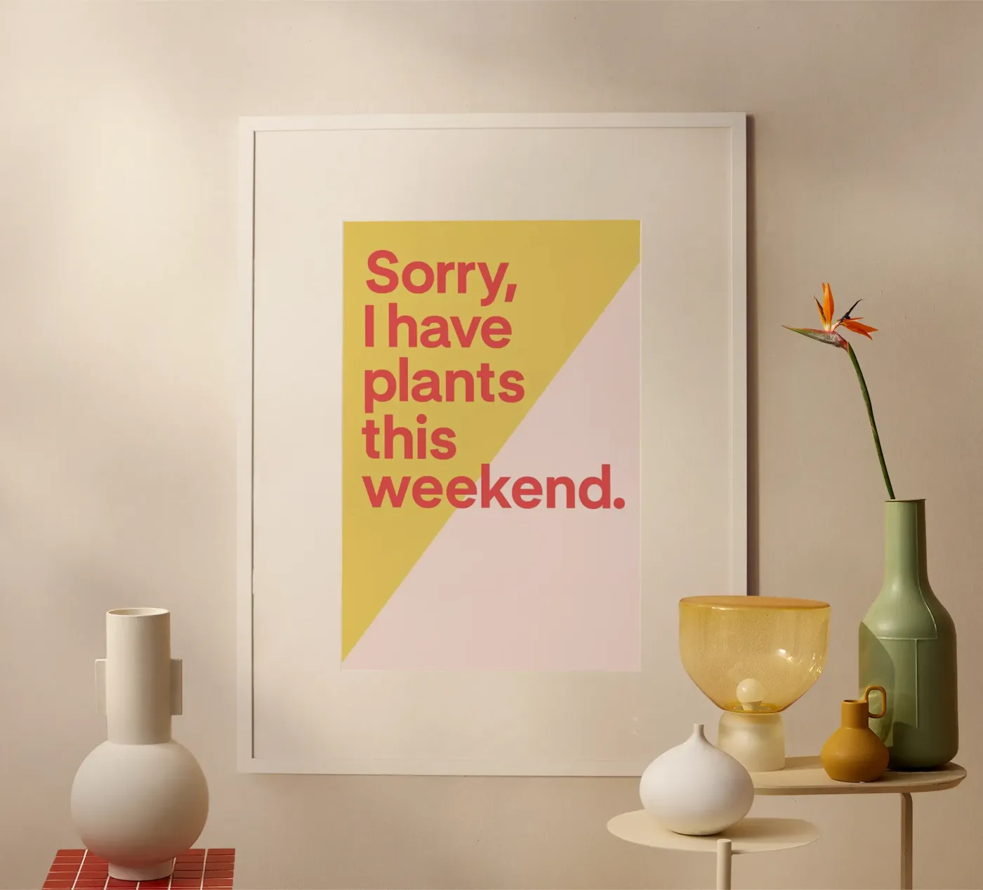 Weekend poster by Evita Witzenhausen