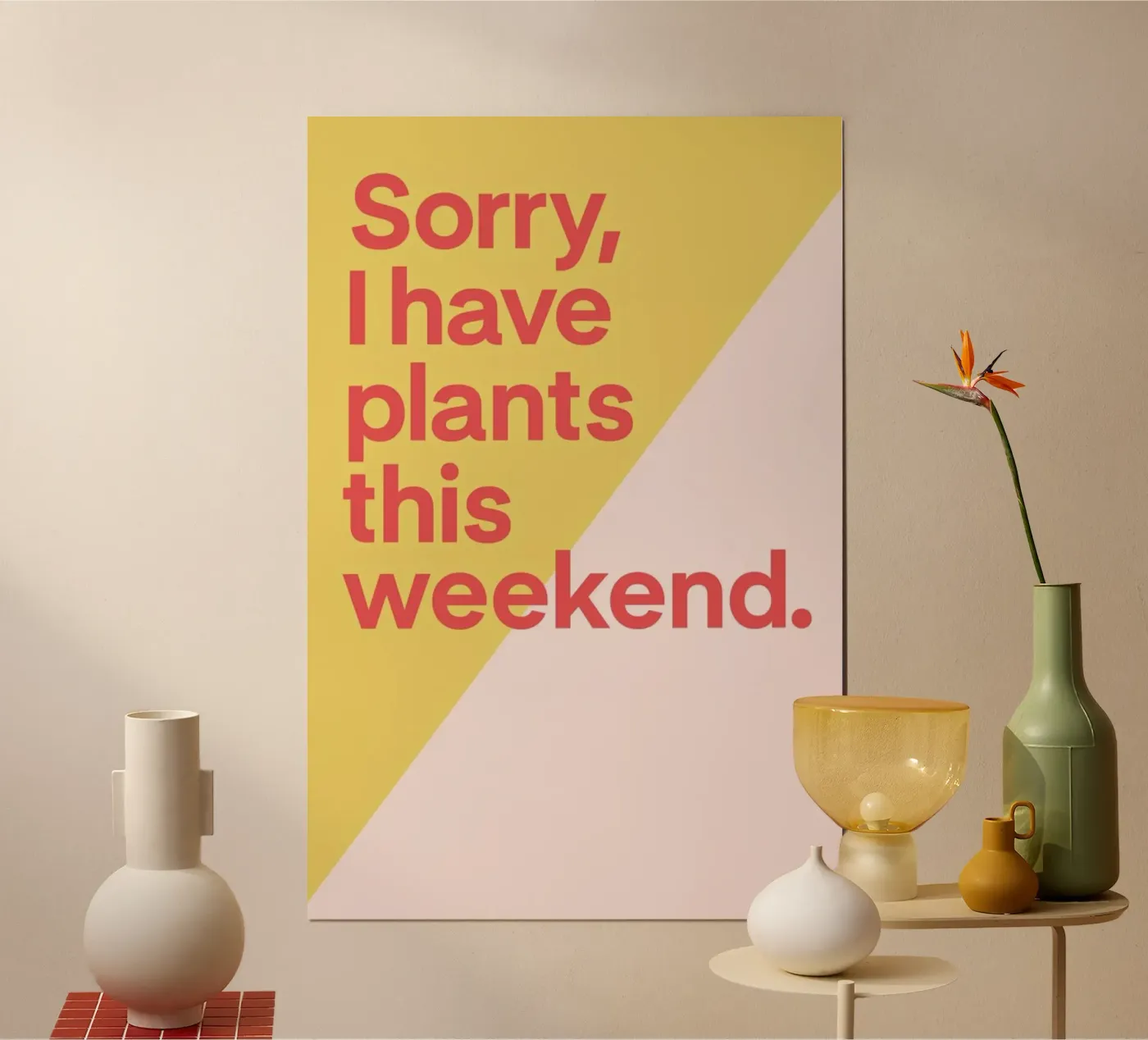 Weekend poster by Evita Witzenhausen