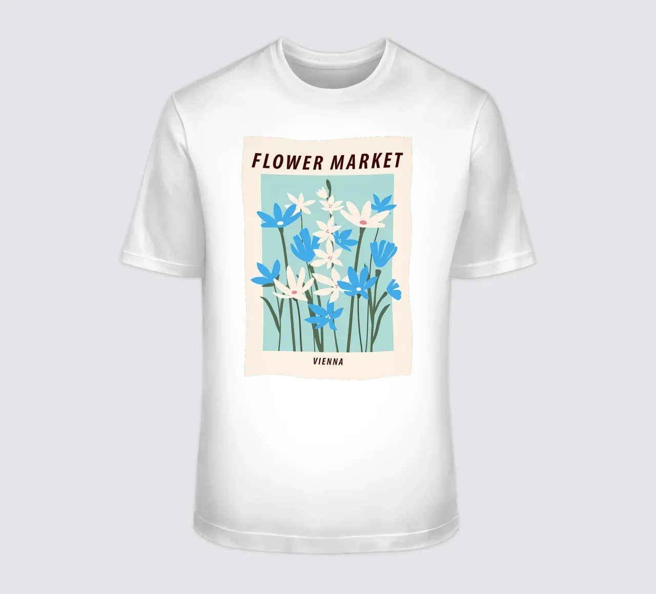 Mercato dei fiori di Vienna t-shirt da diedrich