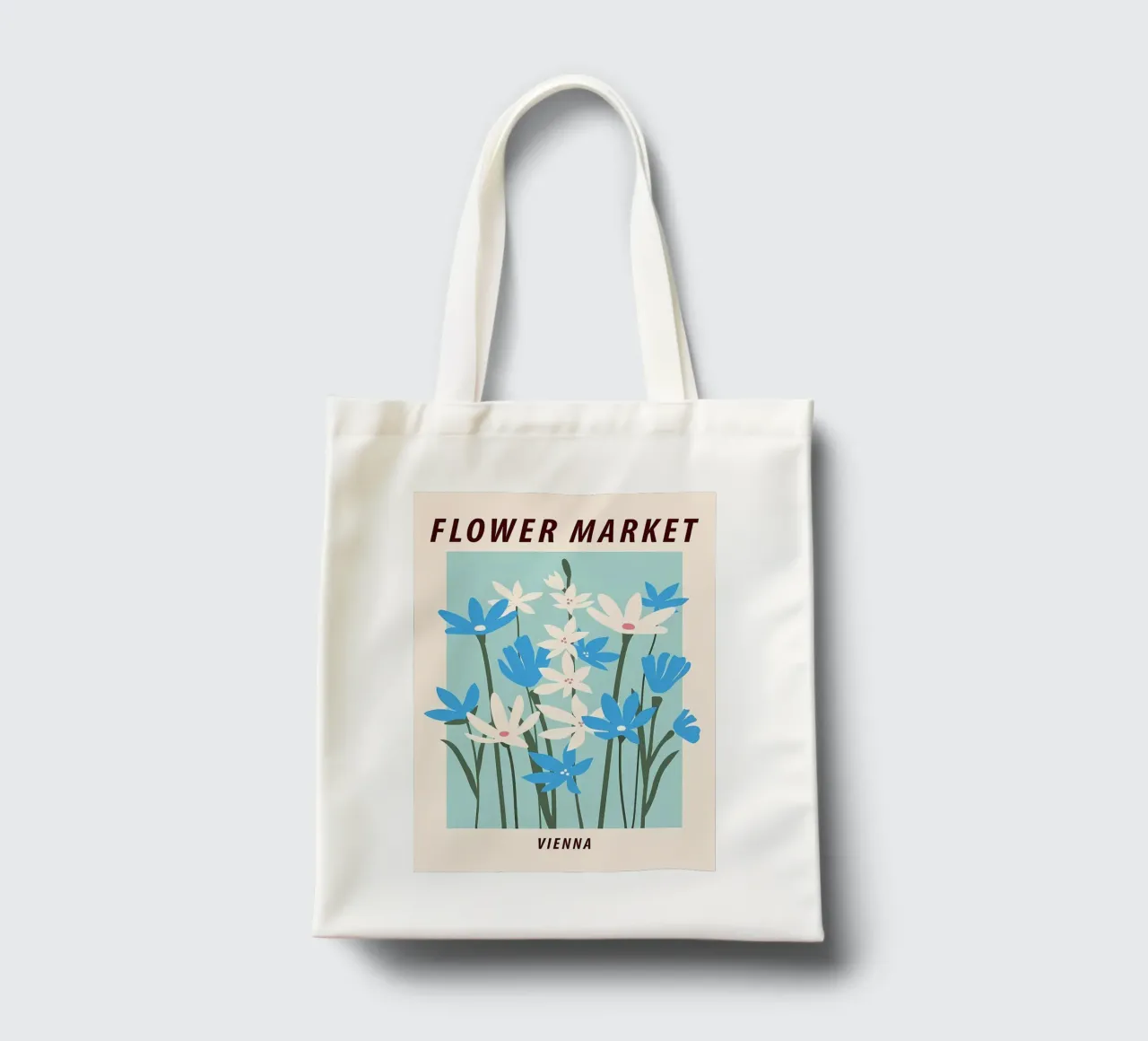 Mercato dei fiori di Vienna borsa in juta da diedrich