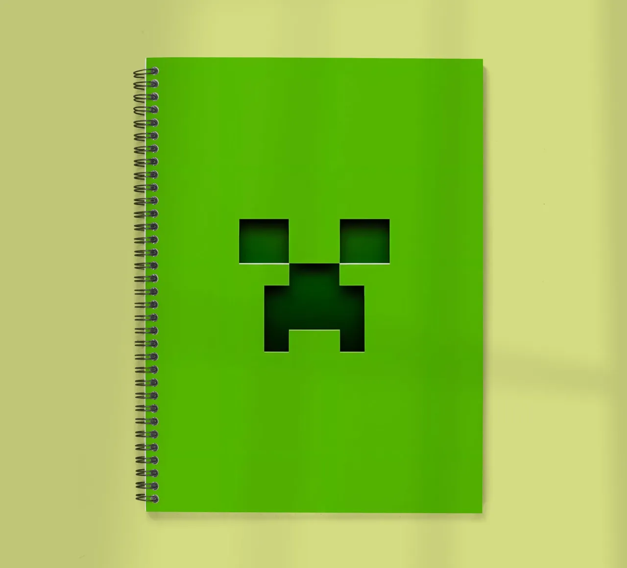 Minecraft spiral notebook by Ngamino