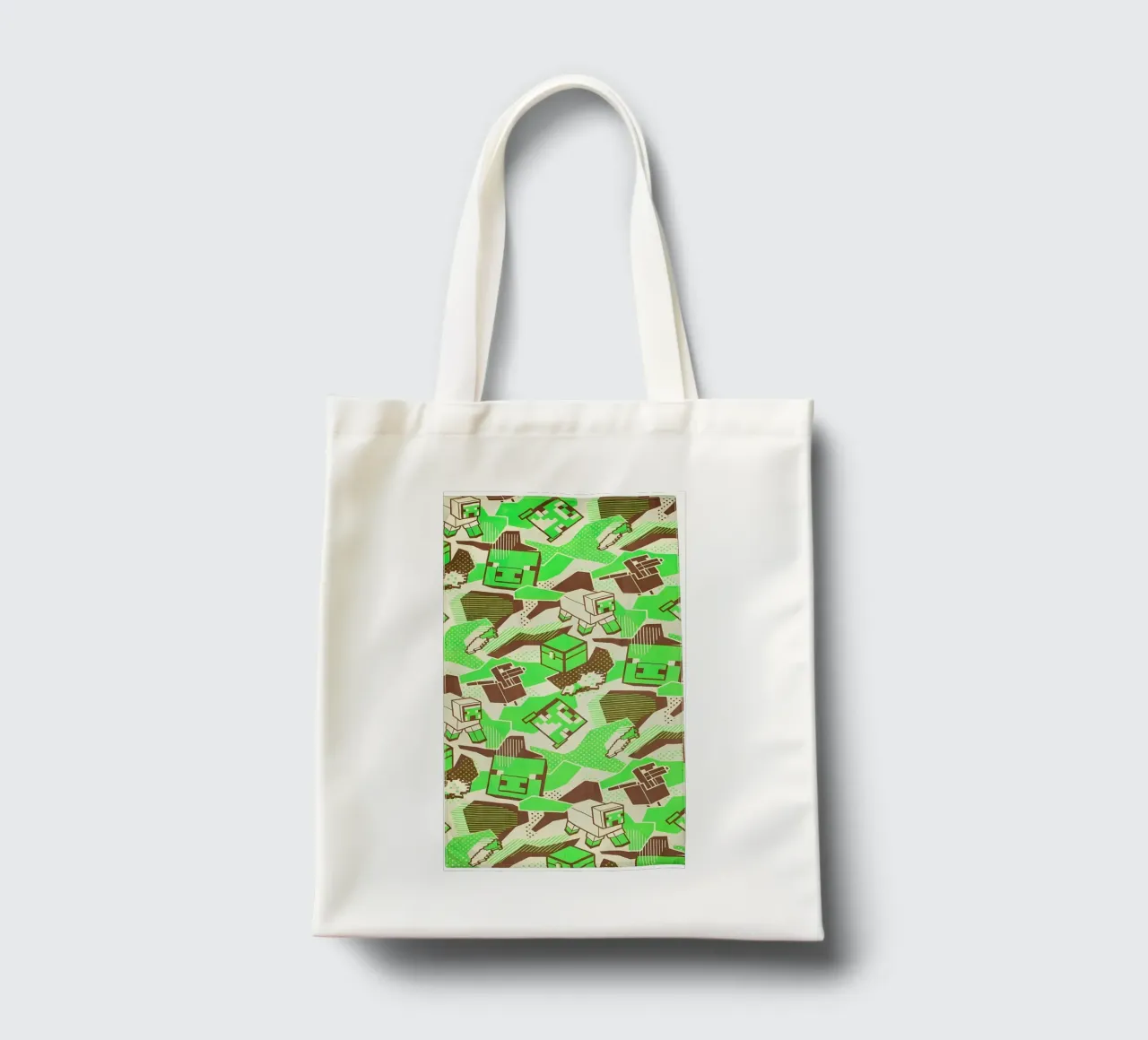 Minecraft tote bag by Ngamino