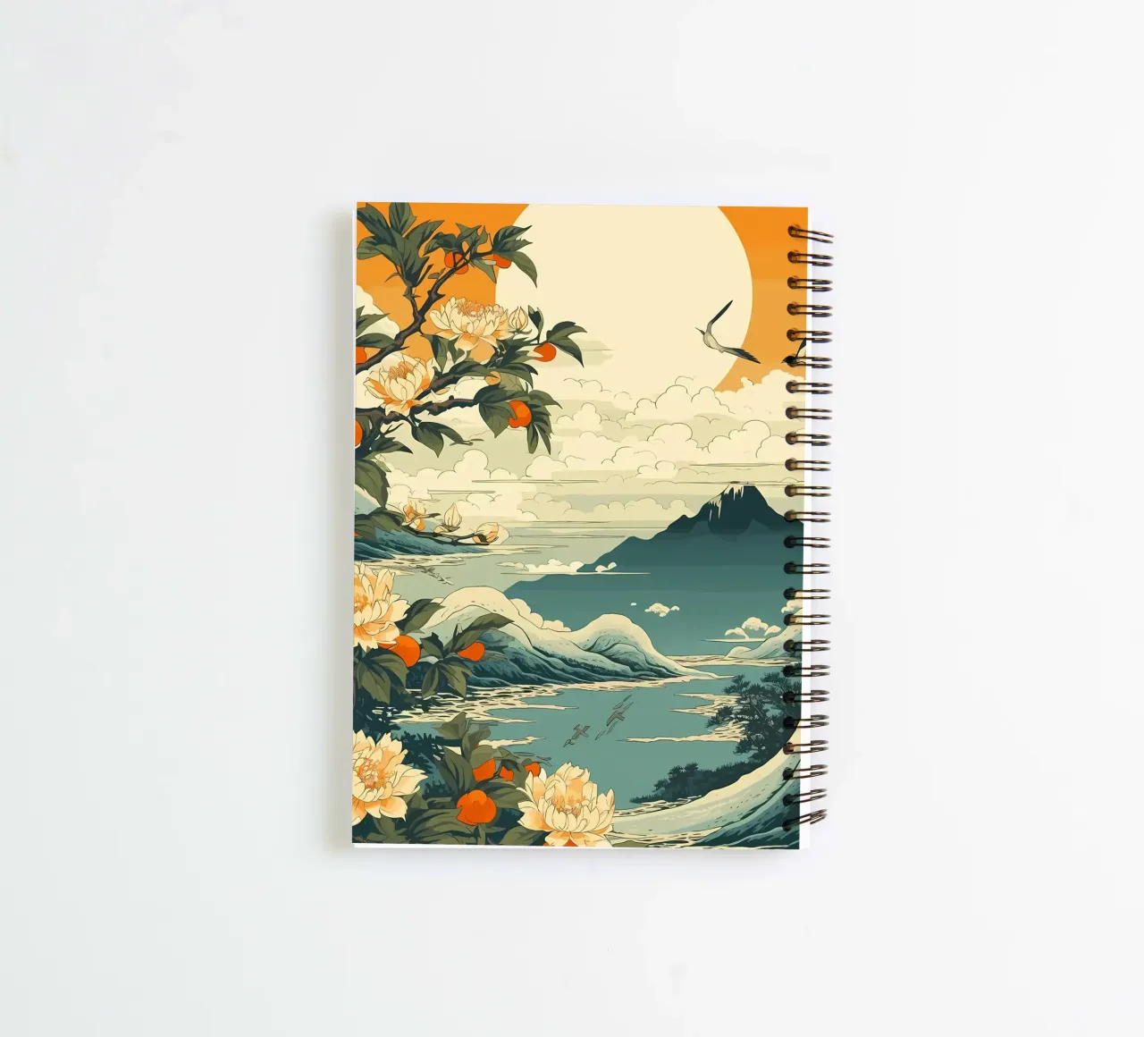 Fruit Japanese Vintage spiral notebook by diedrich
