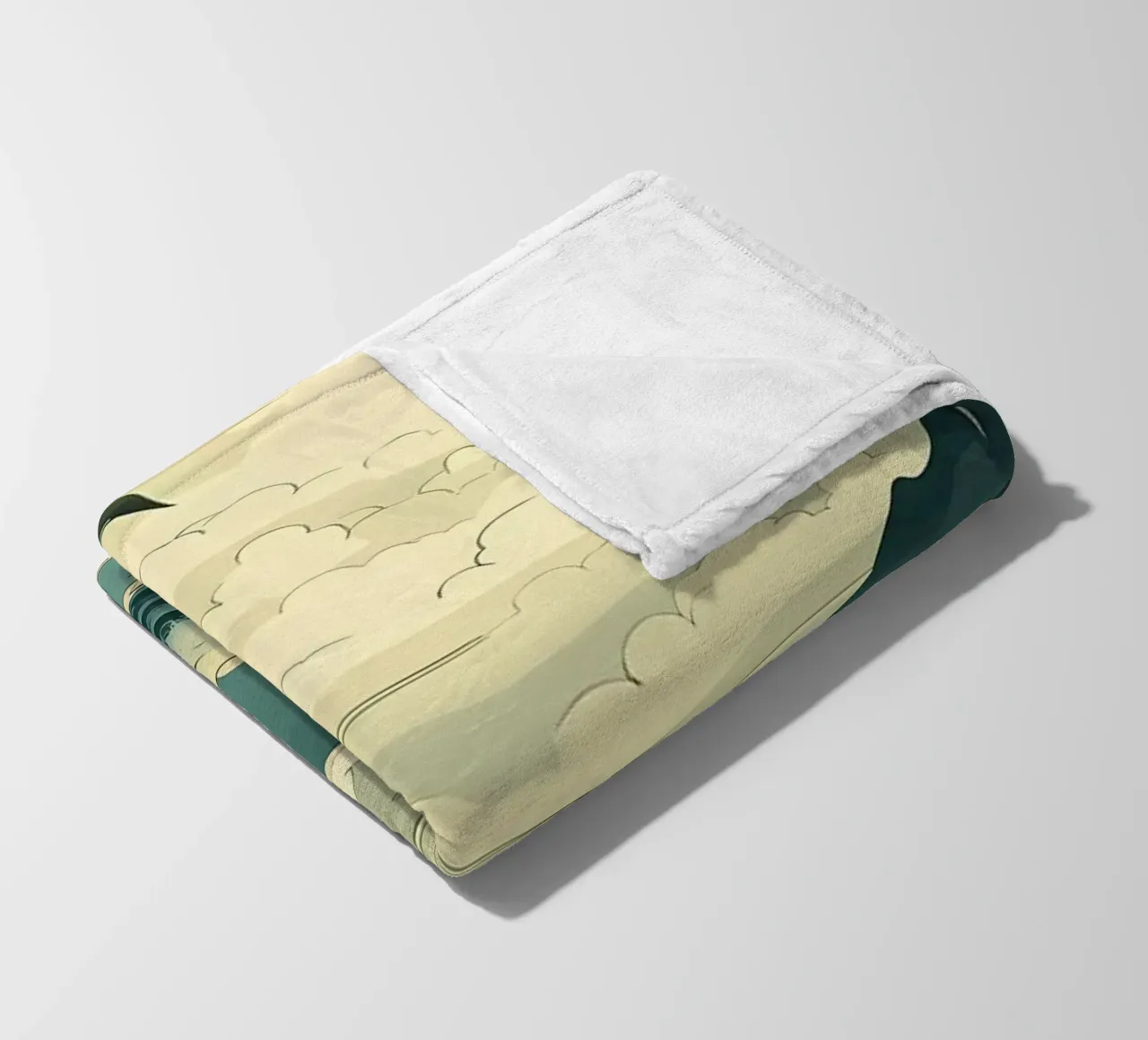Fruit Japanese Vintage fleece blanket by diedrich
