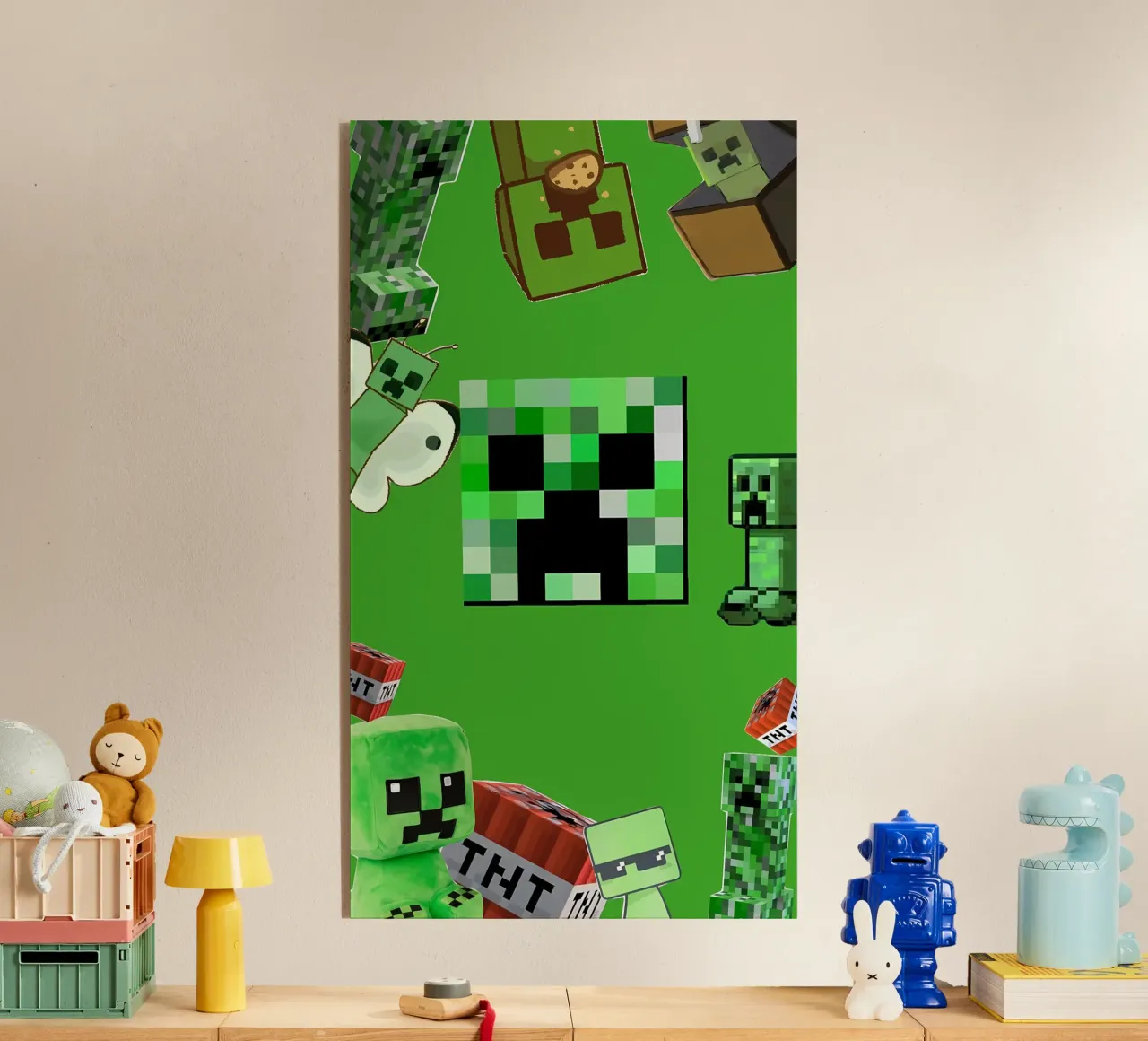 Minecraft acrylic glass by Ngamino