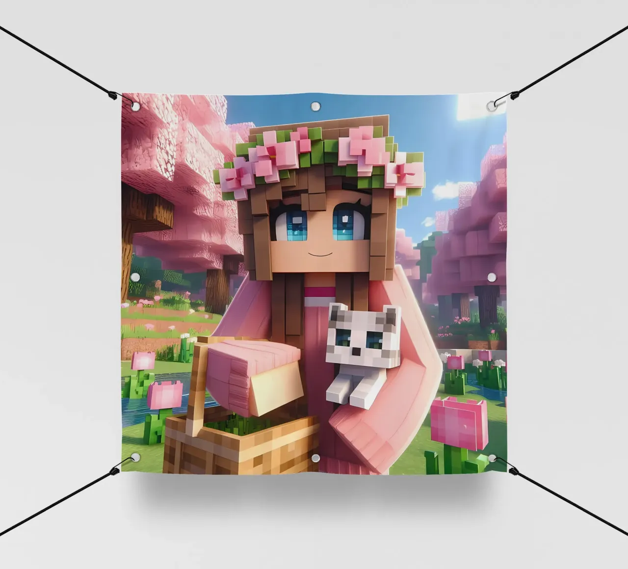 Minecraft telo in pvc da Ngamino