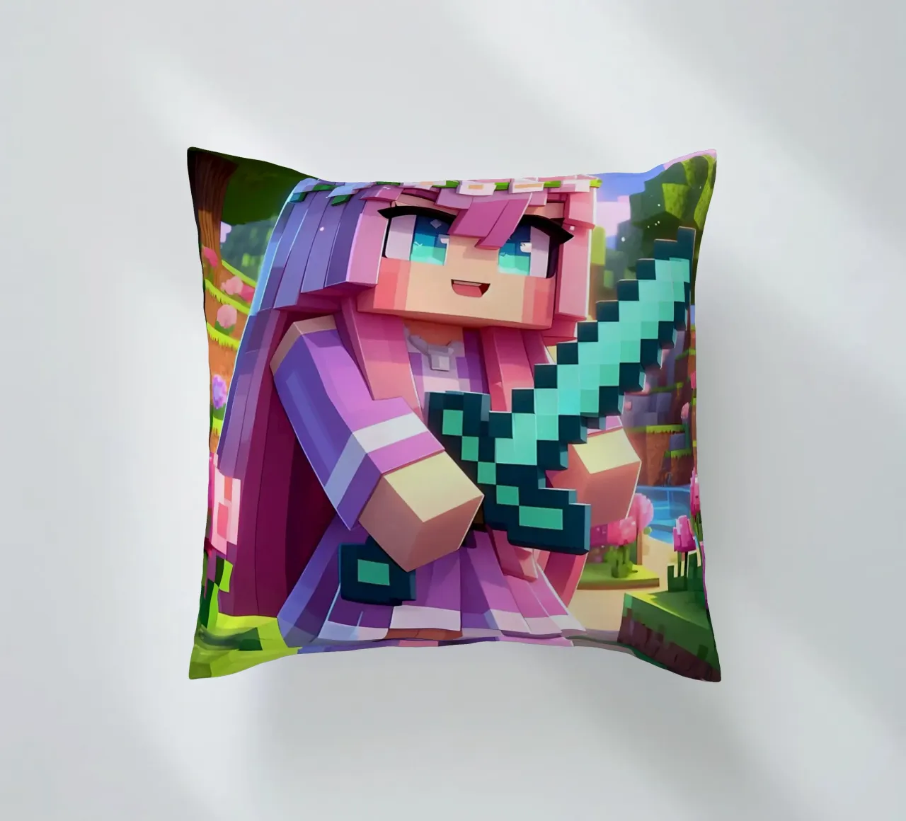 Minecraft cuscino da Ngamino