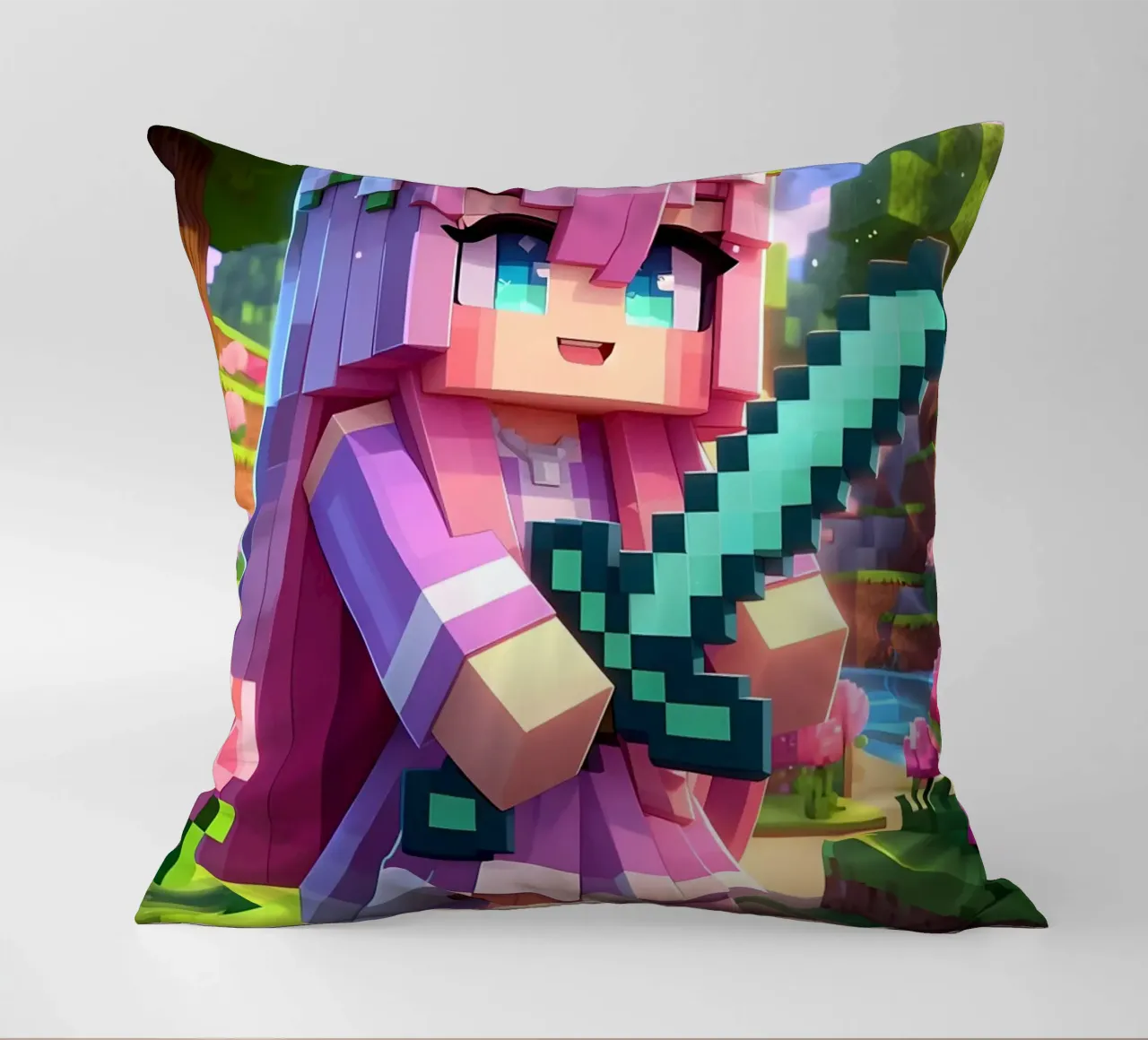 Minecraft cuscino da Ngamino