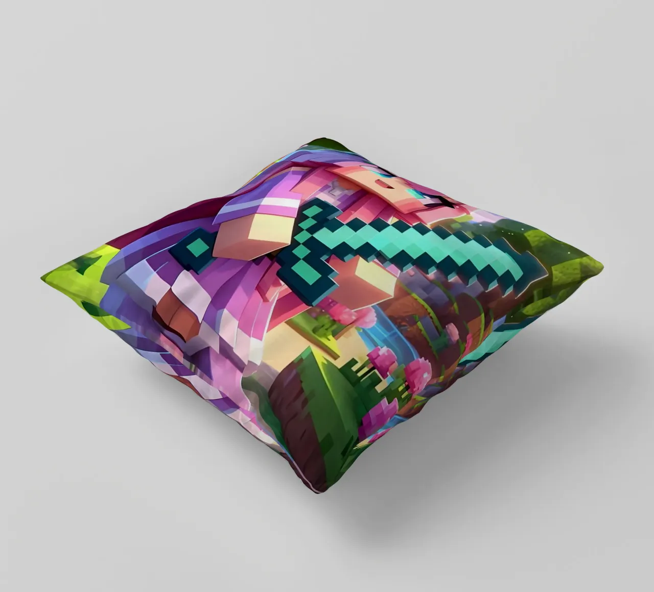 Minecraft cuscino da Ngamino