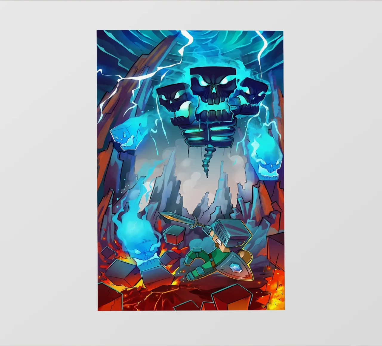 Minecraft pellicola backlit da Ngamino