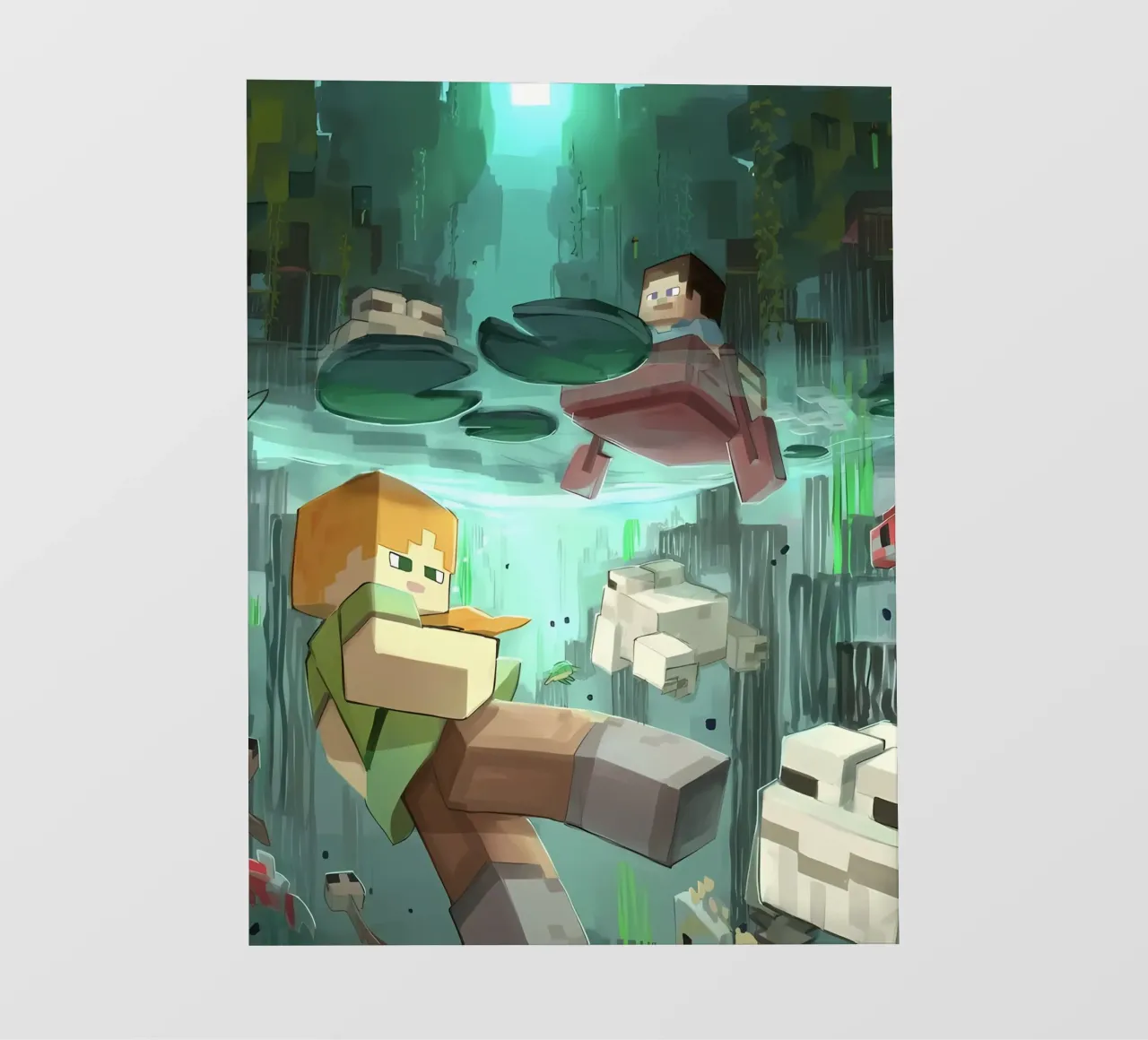 Minecraft pellicola backlit da Ngamino