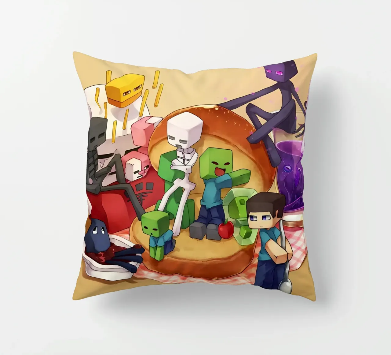 Minecraft cuscino da Ngamino
