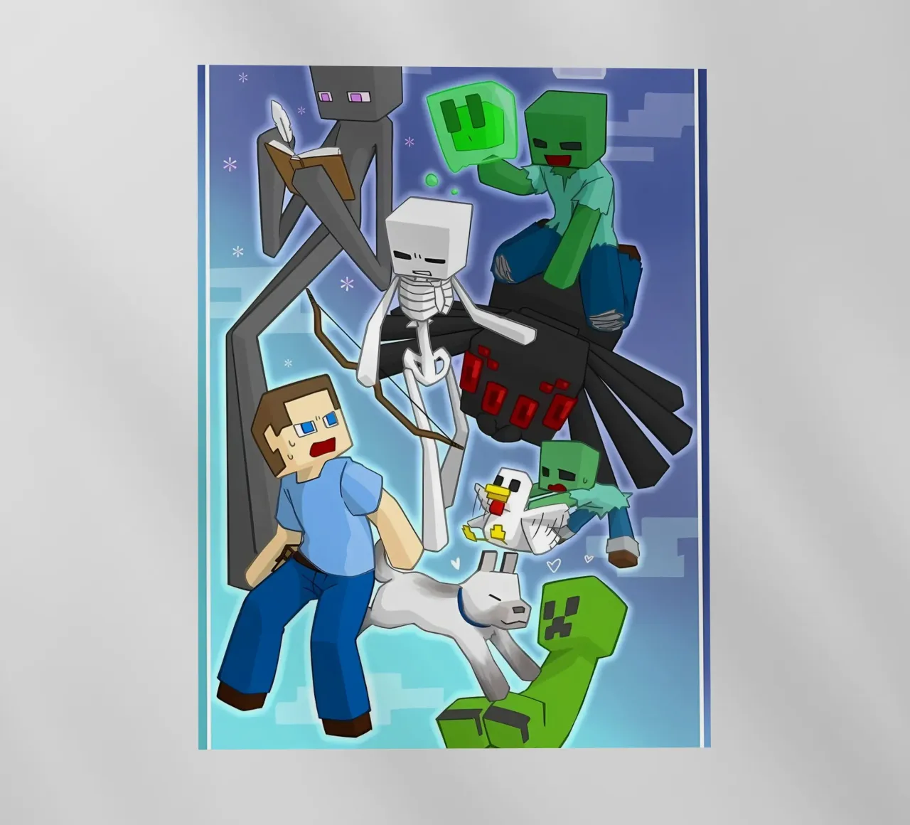 Minecraft pellicola backlit da Ngamino