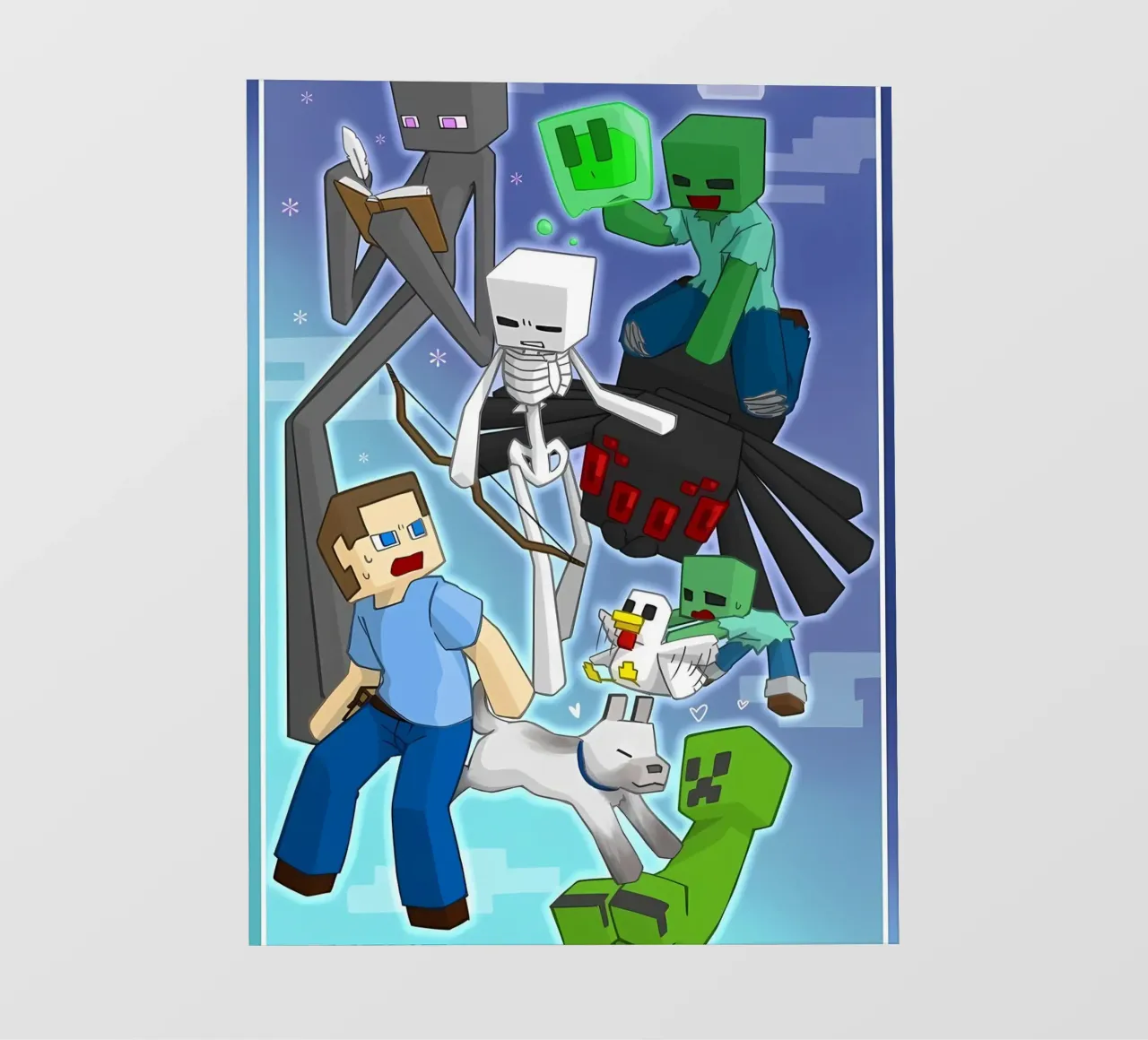 Minecraft pellicola backlit da Ngamino