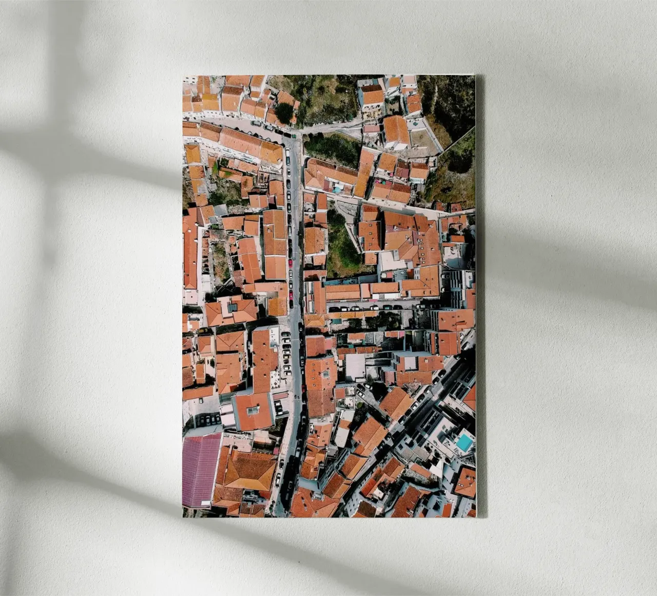 Aerial View canvas met Baklijst van EyeEm Mobile GmbH