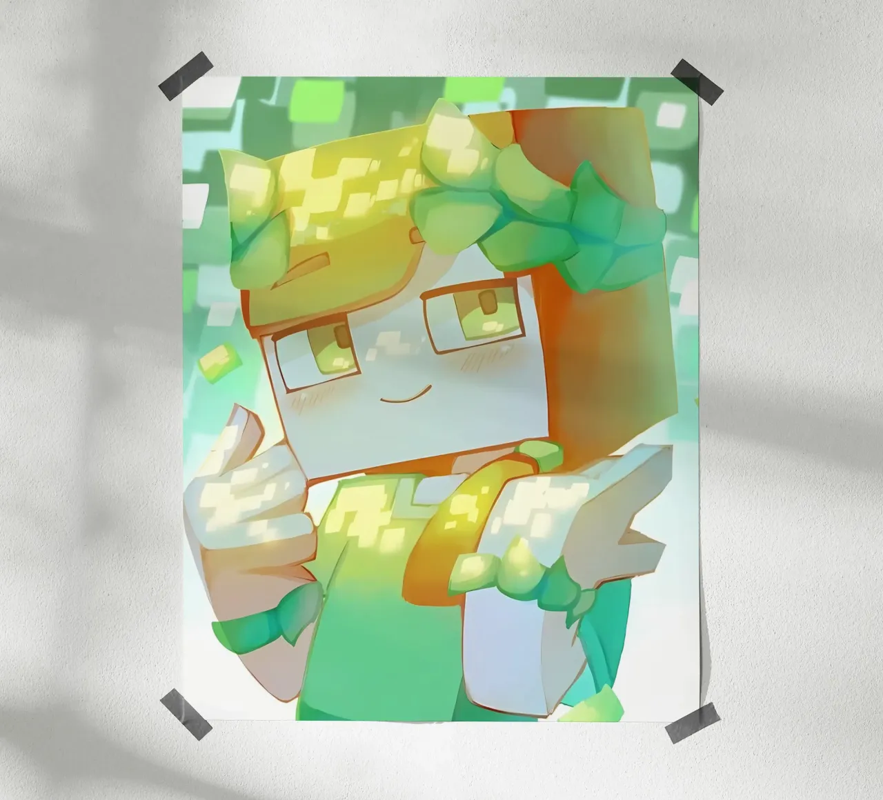Minecraft poster by Ngamino