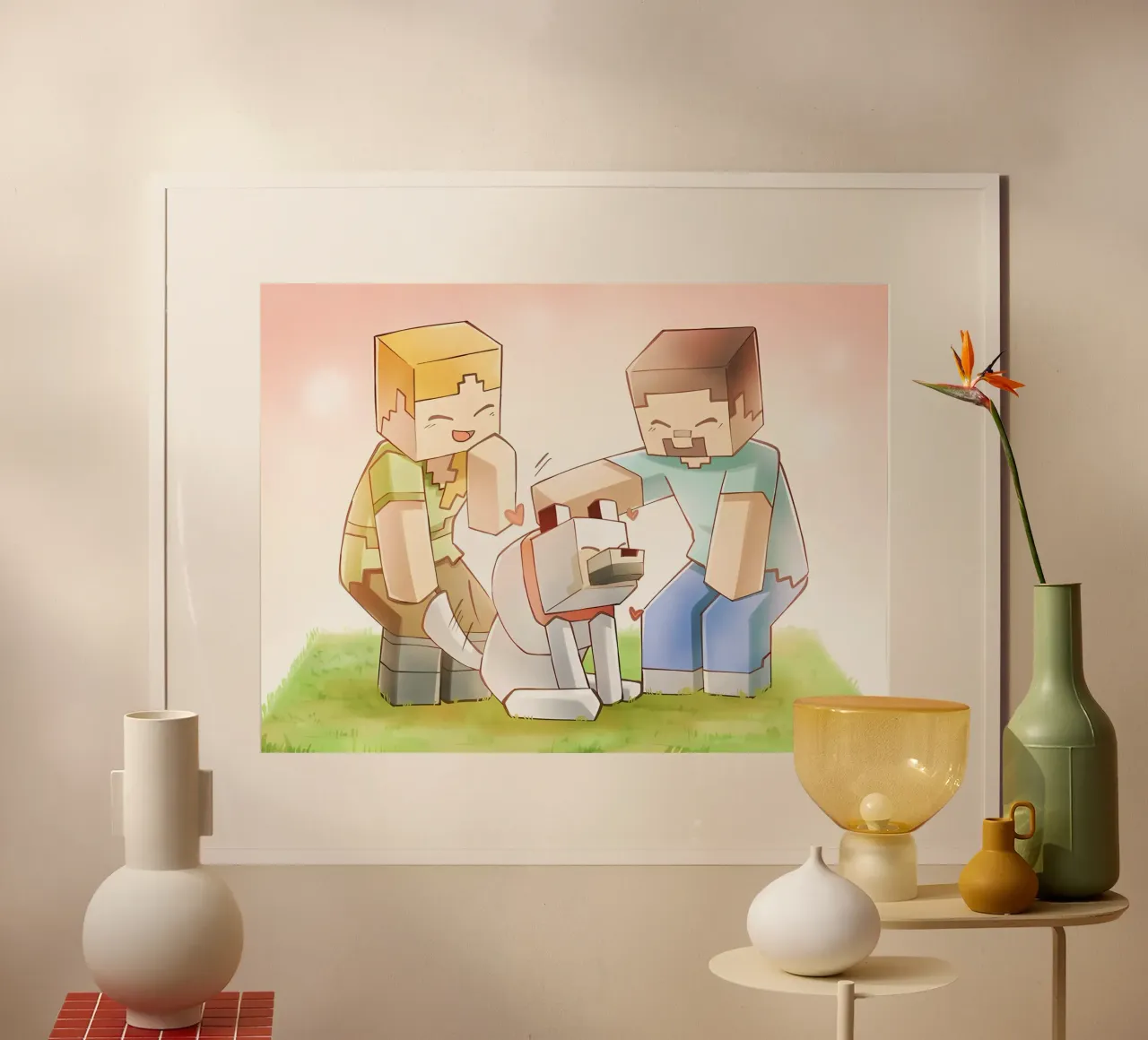 Minecraft poster by Ngamino
