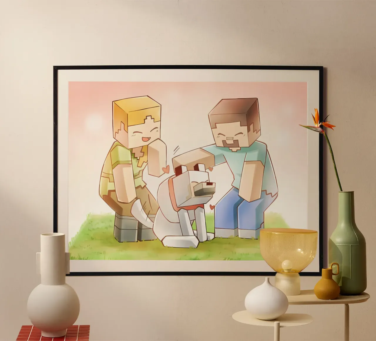 Minecraft poster by Ngamino