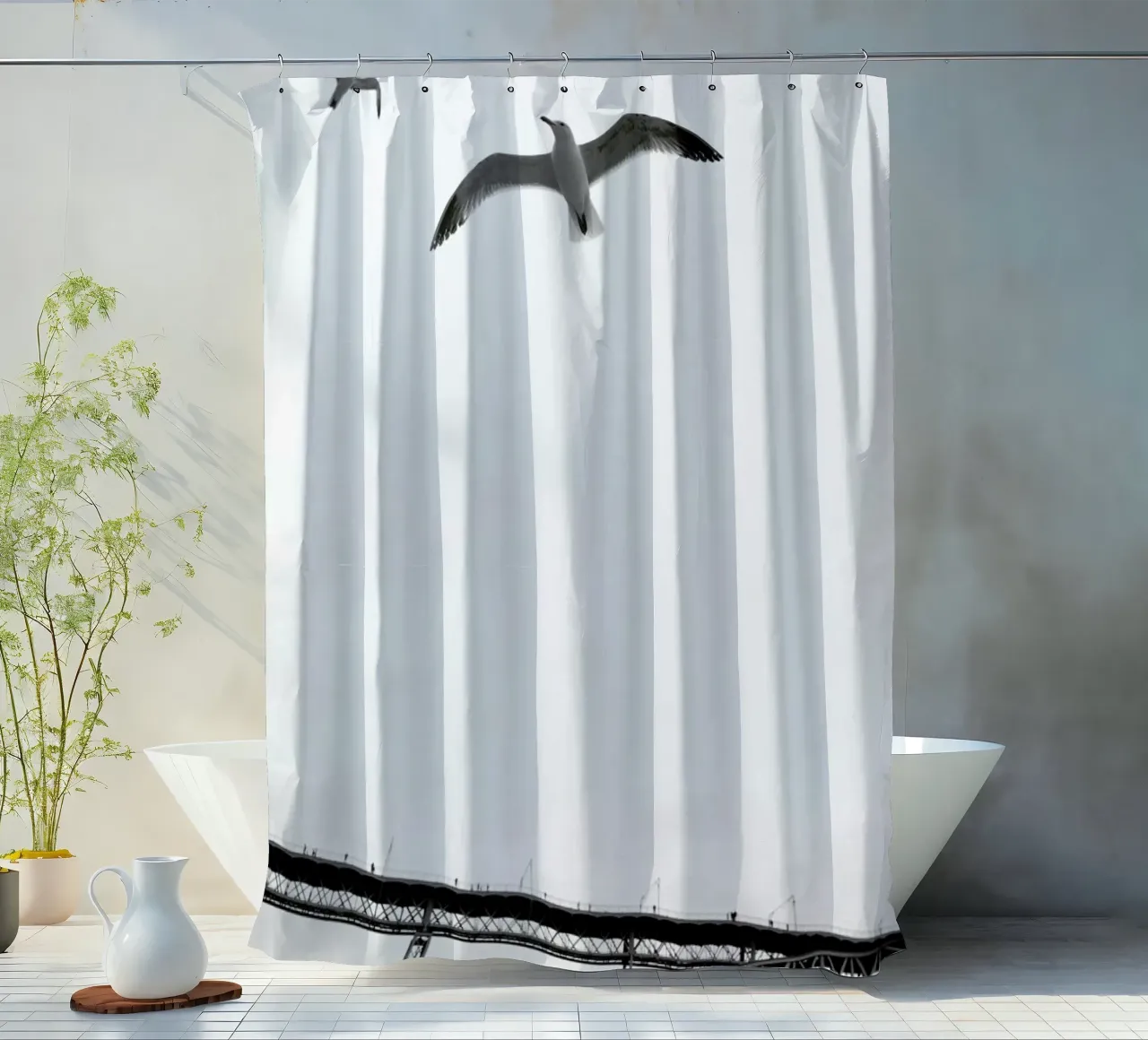 Perspective Duschvorhang von Sebastian Hilgetag